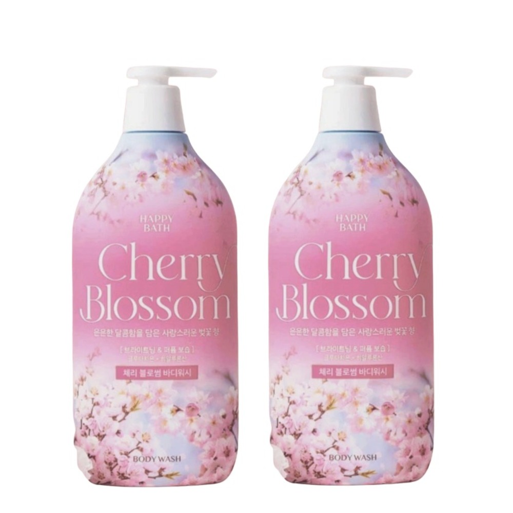2-Pack Happy Bath ~ Cherry Blossom Hydrating Body Wash 31.74 fl oz